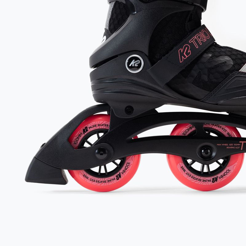 Women's roller skates K2 Trio LT 100 black 30F0128.1.1.065 7