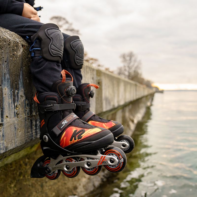 K2 Sk8 Hero Boa Alu children's roller skates black 30F0118 7