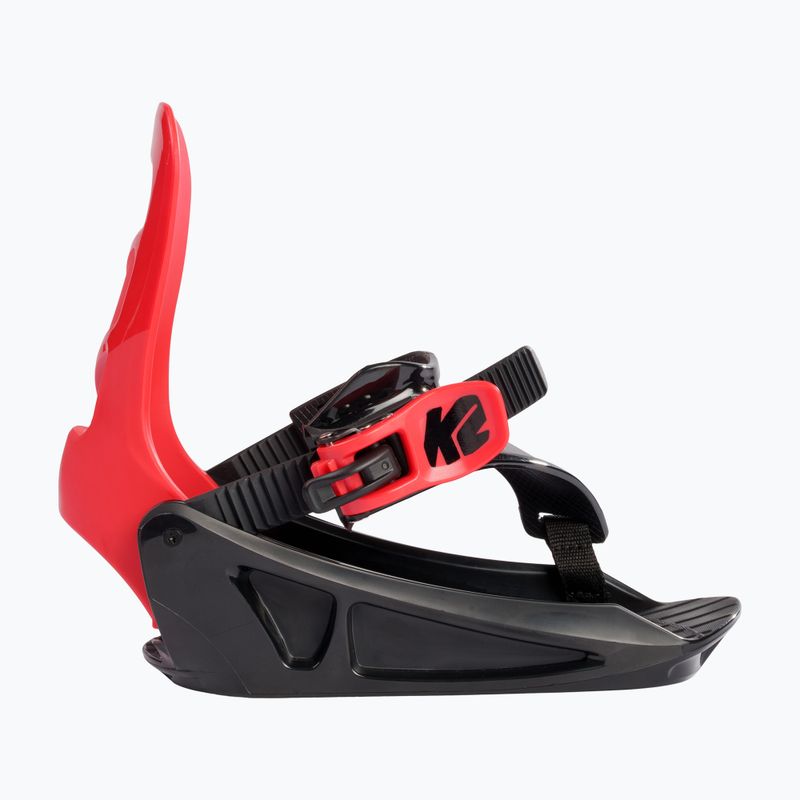 Children's snowboard bindings K2 Mini Turbo red 11F1015/12 7