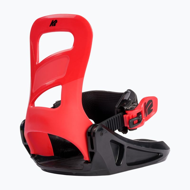 Children's snowboard bindings K2 Mini Turbo red 11F1015/12 9