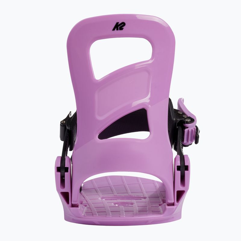 K2 Lil Kat children's snowboard bindings purple 11F1017/12 7