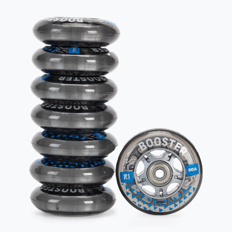 K2 Booster 76mm/80A ILQ 5 8 rollerblade wheels black 30F3006/11 2