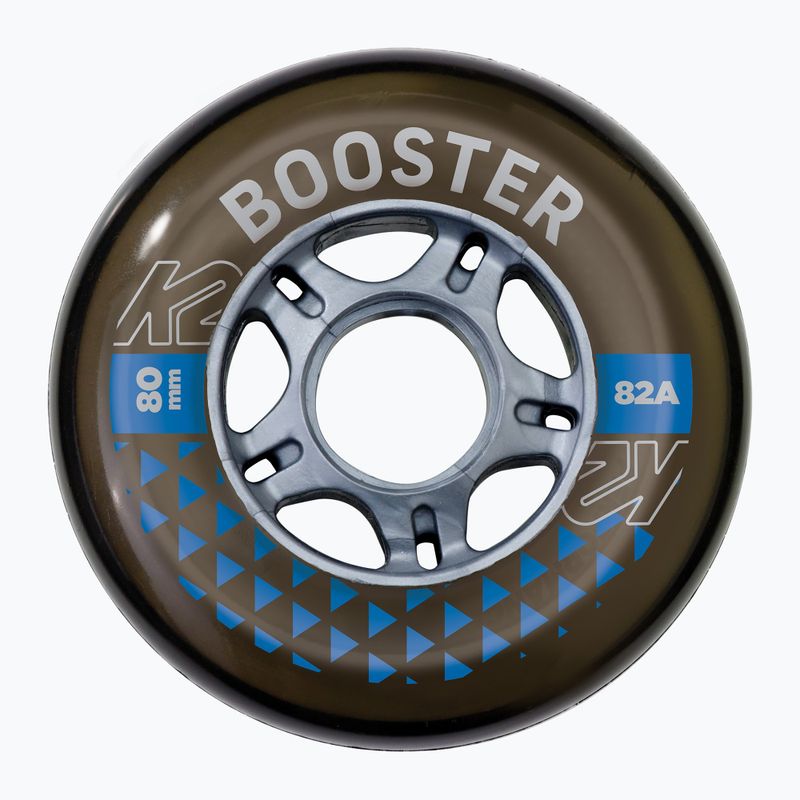 K2 Booster 80 mm/82A rollerblade wheels 4 pcs black