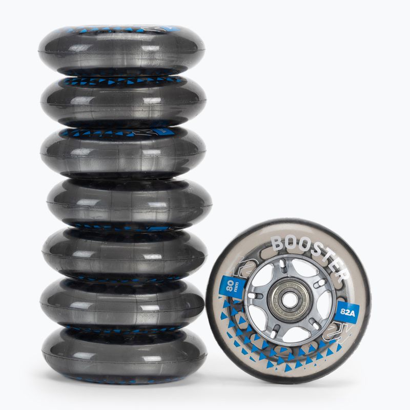 K2 Booster 80mm/82A ILQ 7 8 rollerskate wheels. 30F3009/11 2