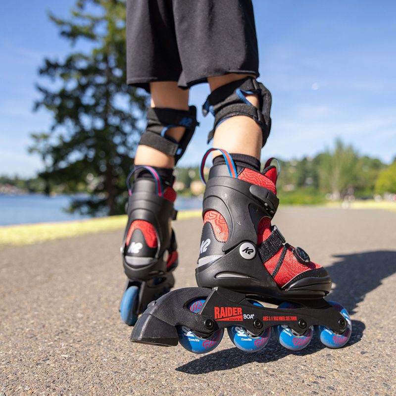 K2 Raider Boa children's roller skates red 30G0185 8