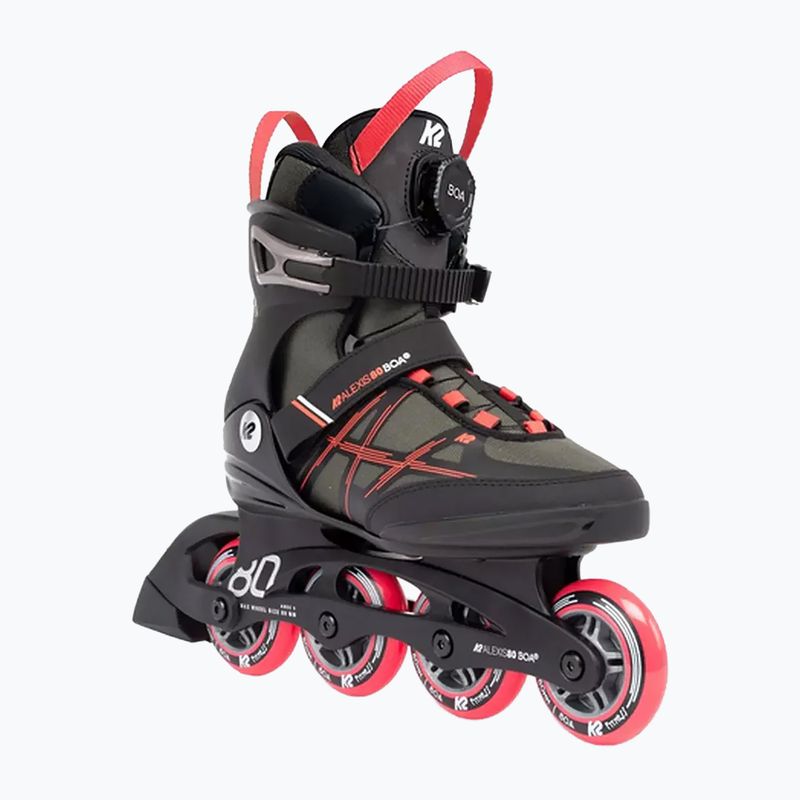 Women's roller skates K2 Alexis 80 Boa grey 30G0317 8