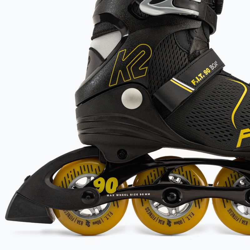 Men's roller skates K2 F.I.T. 90 Boa black 30G0815 7
