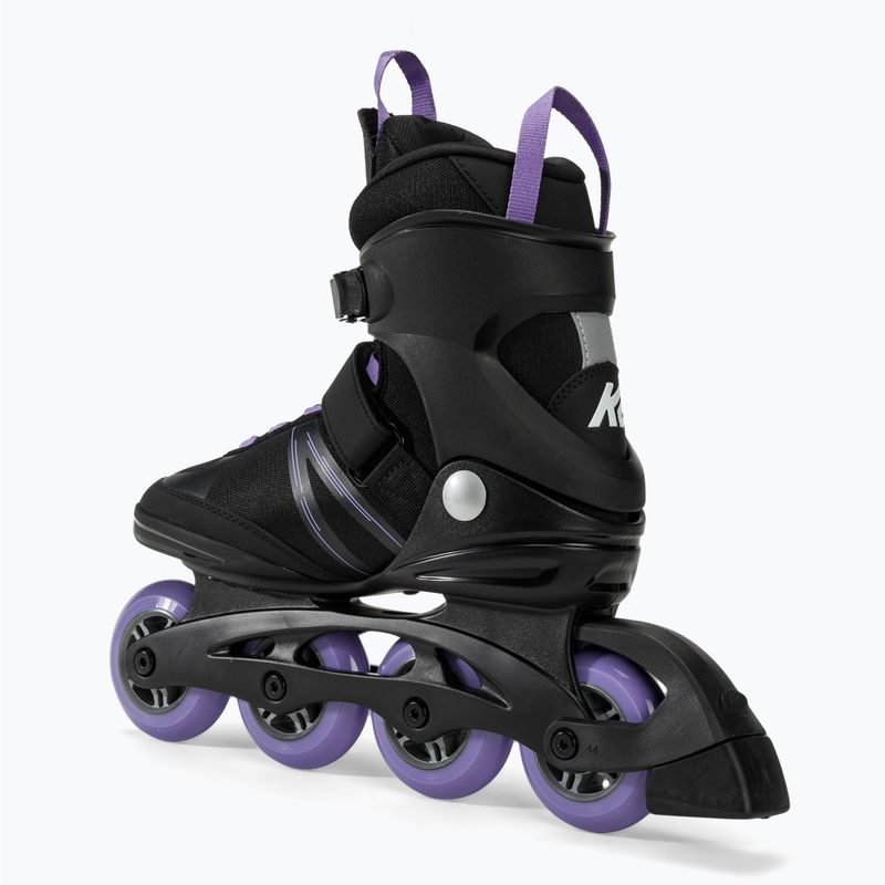 Women's skates K2 Alexis 80 Pro black/lavendar 3