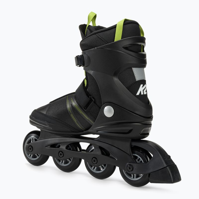 Men's roller skates K2 F.I.T. 80 Pro black/olive 3