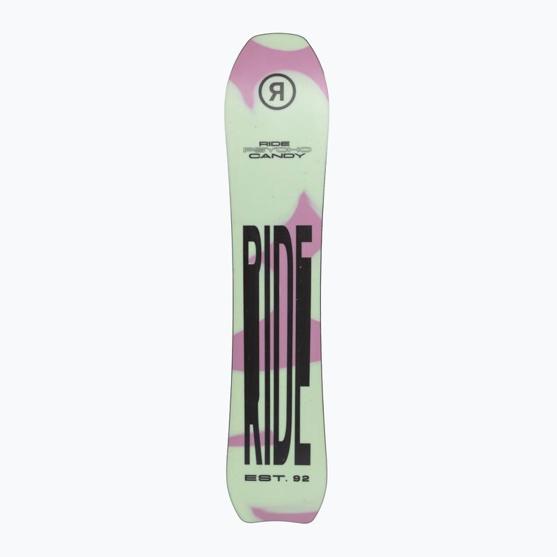 Women's snowboard RIDE Psychocandy white-green 12G0015 4