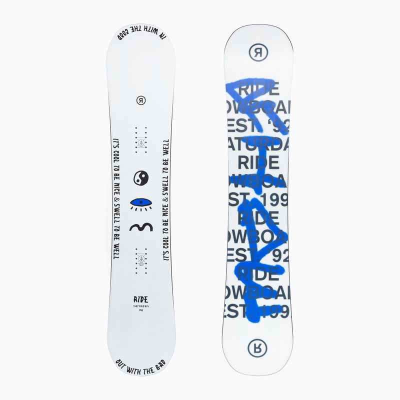 Women's snowboard RIDE Saturday white-blue 12G0018