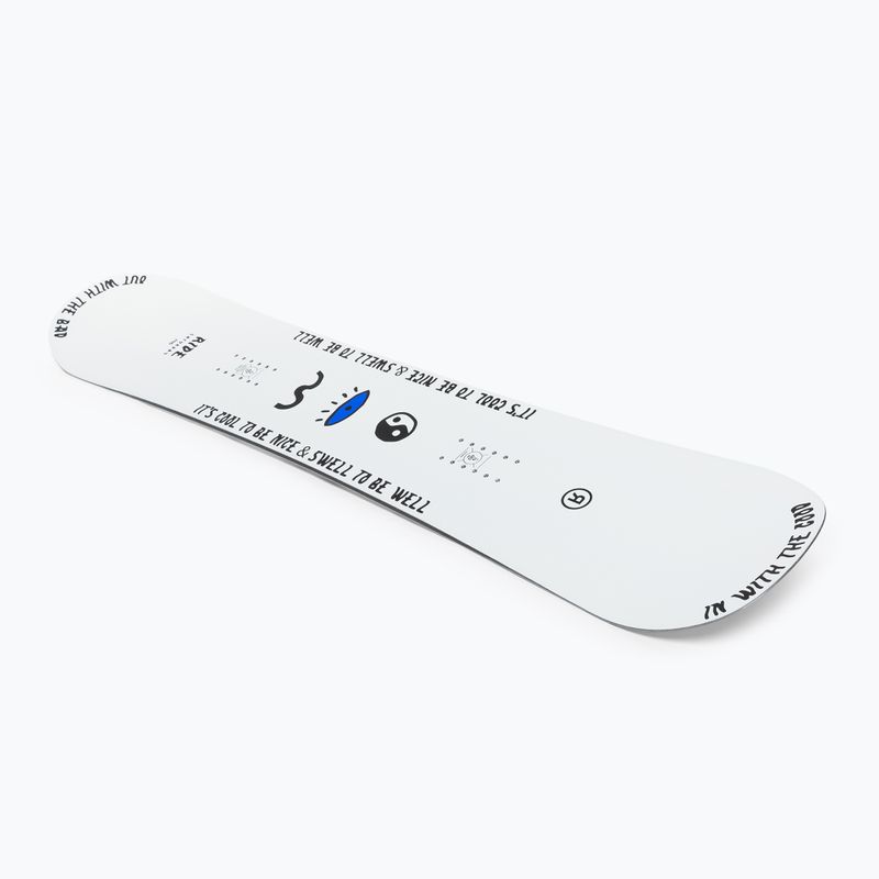 Women's snowboard RIDE Saturday white-blue 12G0018 2
