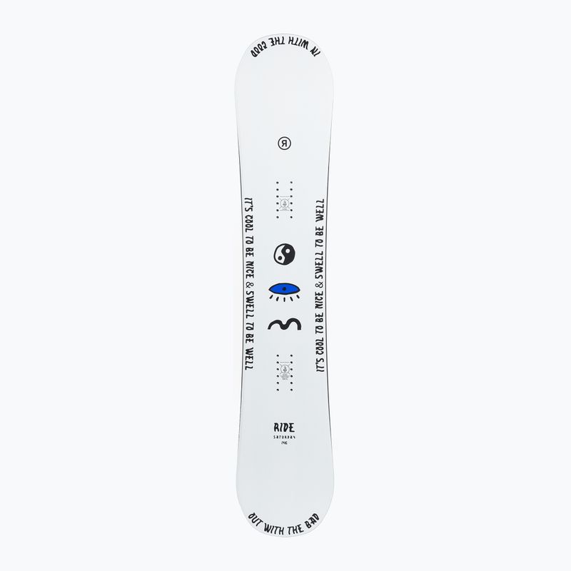 Women's snowboard RIDE Saturday white-blue 12G0018 3