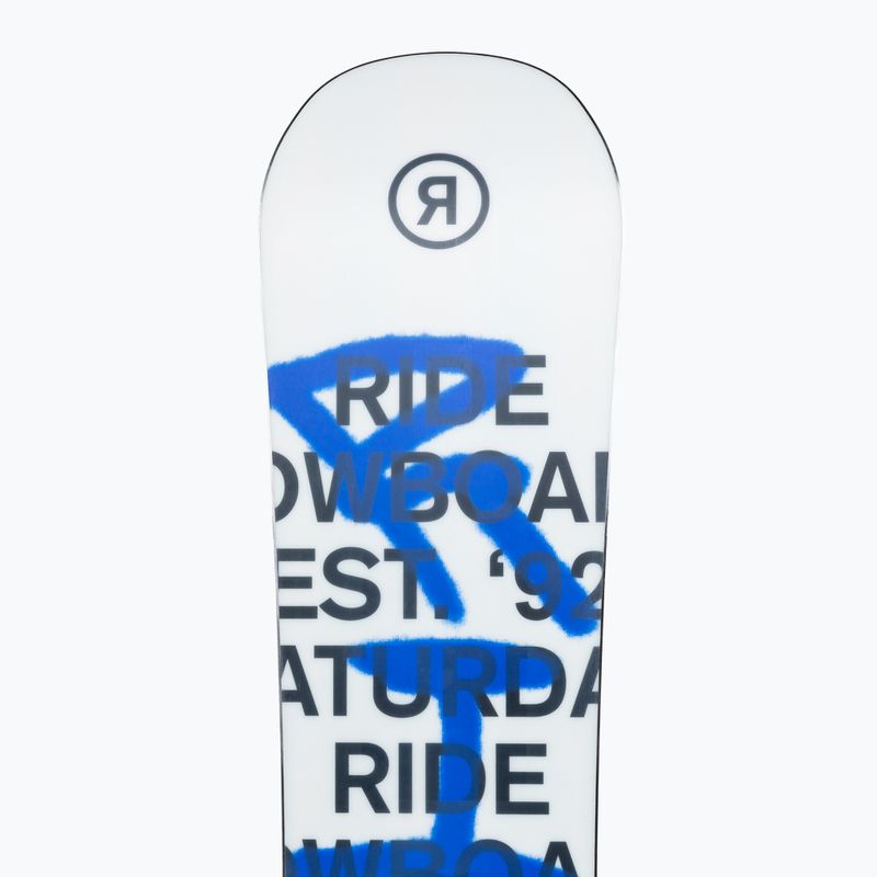 Women's snowboard RIDE Saturday white-blue 12G0018 5