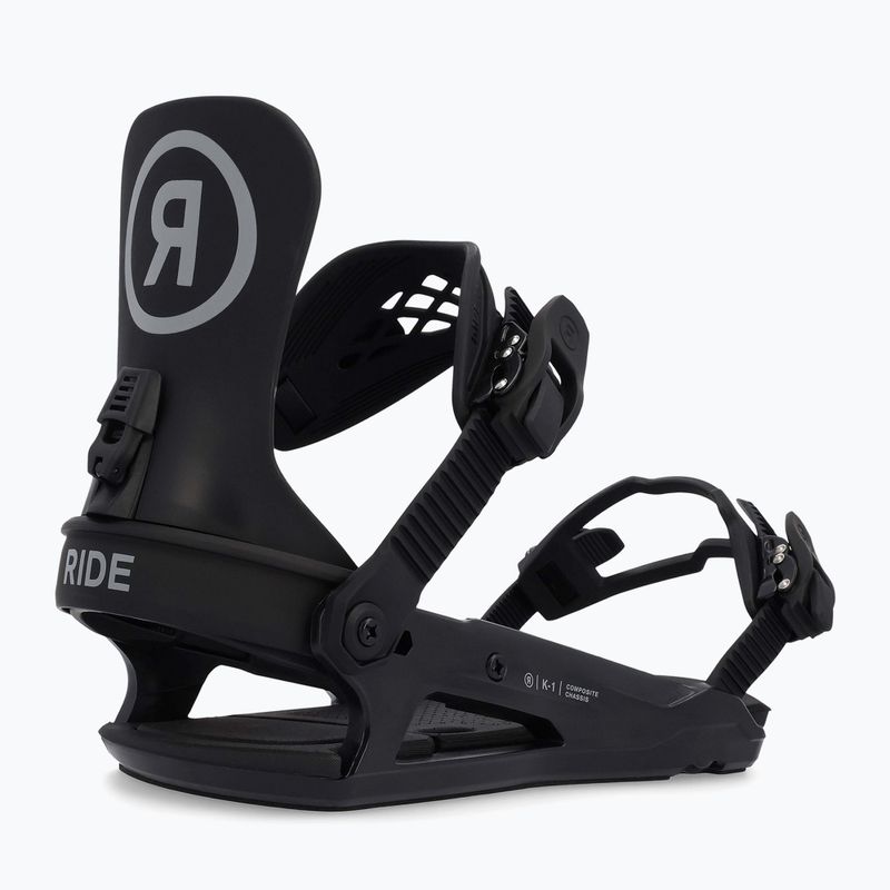 Children's snowboard bindings RIDE K-1 black 2