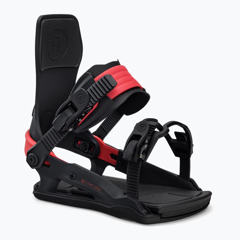 Men's snowboard bindings RIDE C-6 black-red 12G1005