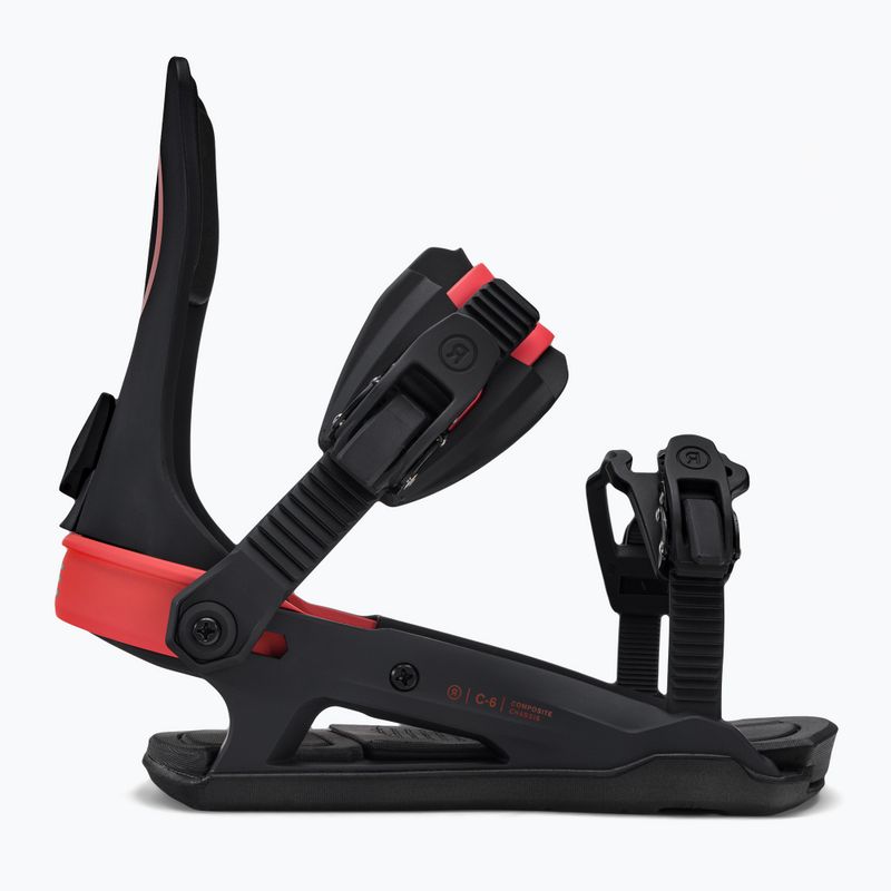 Men's snowboard bindings RIDE C-6 black-red 12G1005 2