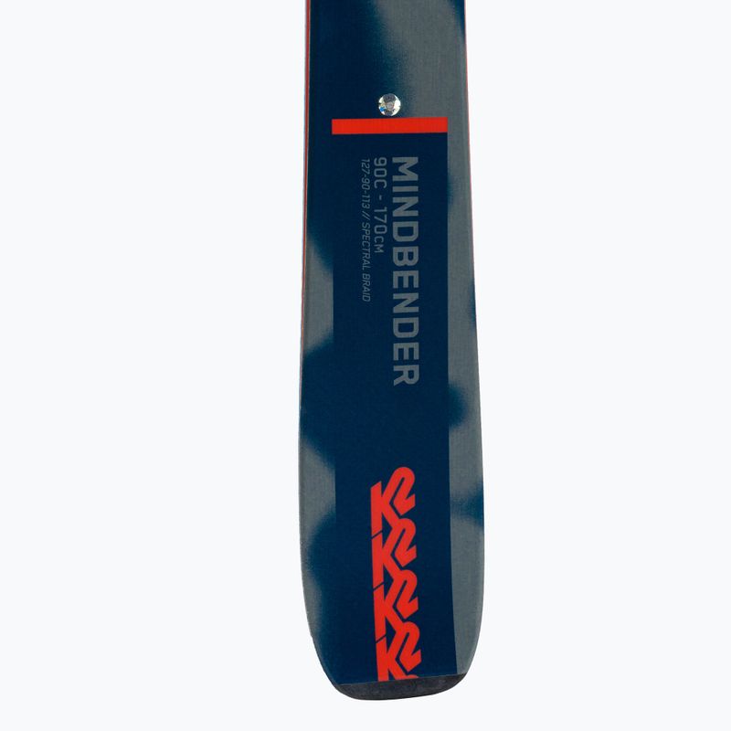 K2 Mindbender 90C grey-blue skit ski 10G0104.101.1 6