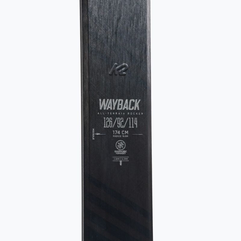 K2 Wayback 92 grey-blue skis 10G0205.101.1 5