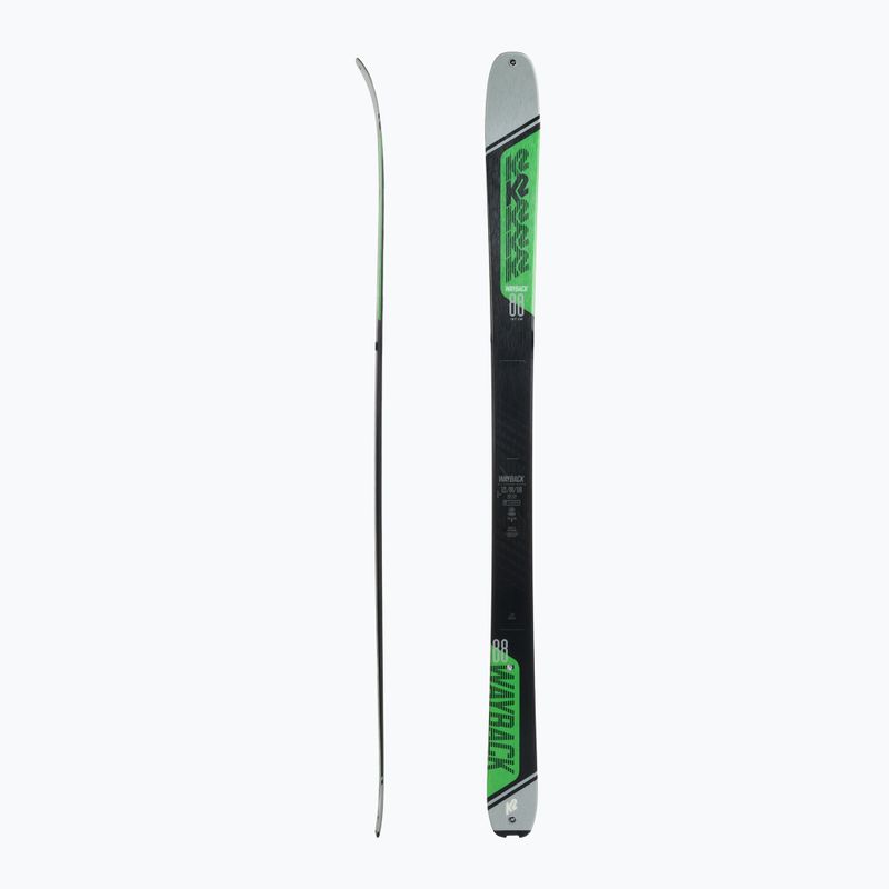 K2 Wayback 88 grey-green skis 10G0202.101.1 2