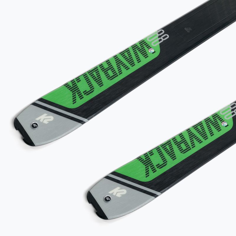 K2 Wayback 88 grey-green skis 10G0202.101.1 8