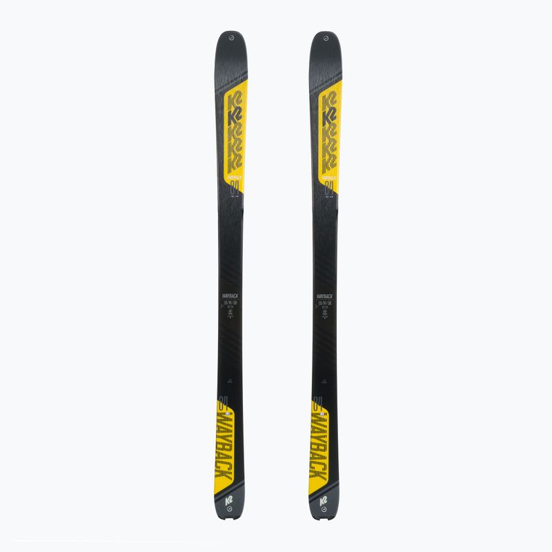 K2 Wayback 84 grey-yellow skate ski 10G0203.101.1