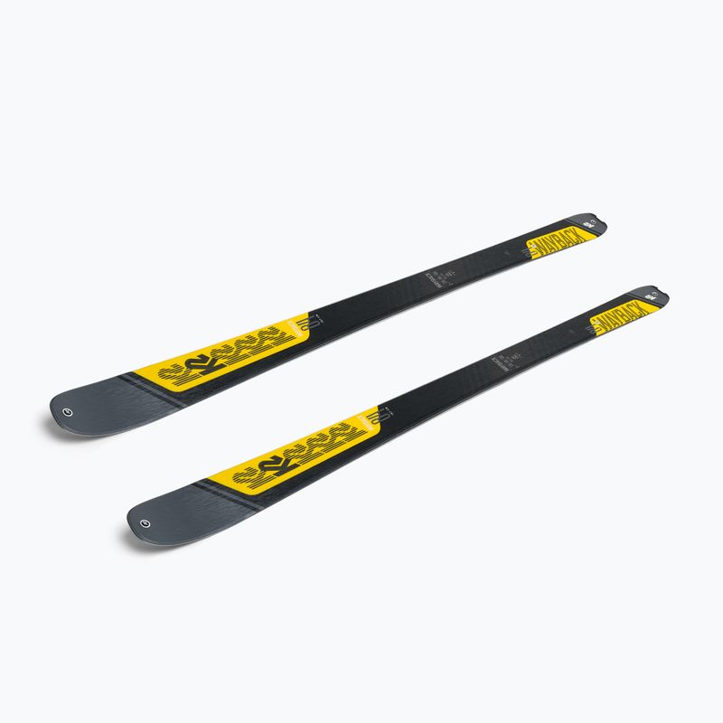 K2 Wayback 84 grey-yellow skate ski 10G0203.101.1 4