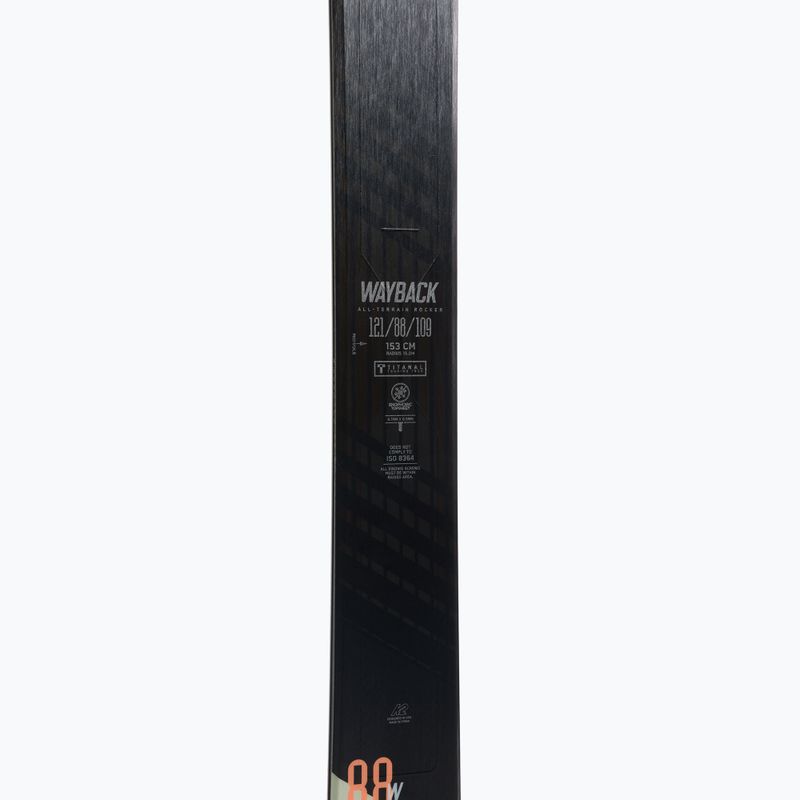 Women's skate ski K2 Wayback 88 W grey-beige 10G0601.101.1 6