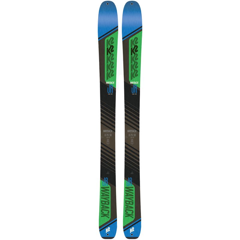 K2 Wayback Jr children's skate ski blue-green 10G0206.101.1 10