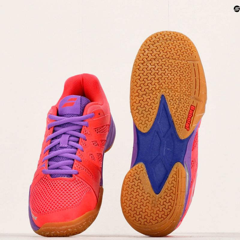Women's badminton shoes Babolat 18 Shadow Team pink/purple 9