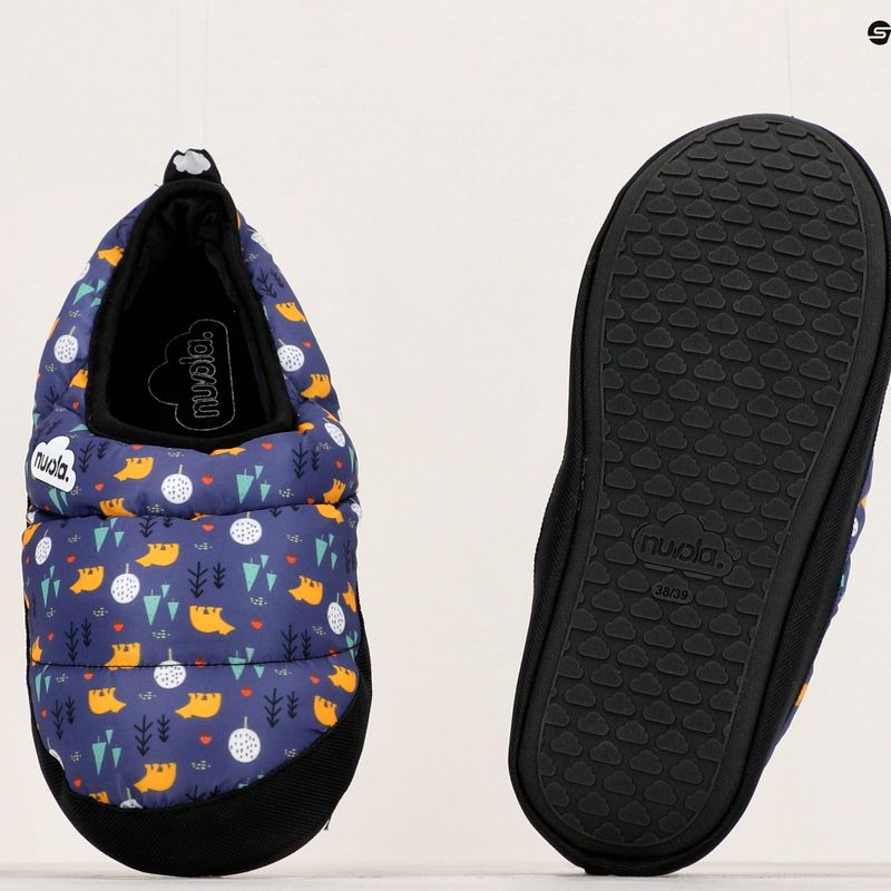 Children's winter slippers Nuvola Classic Printed teddy blue 8