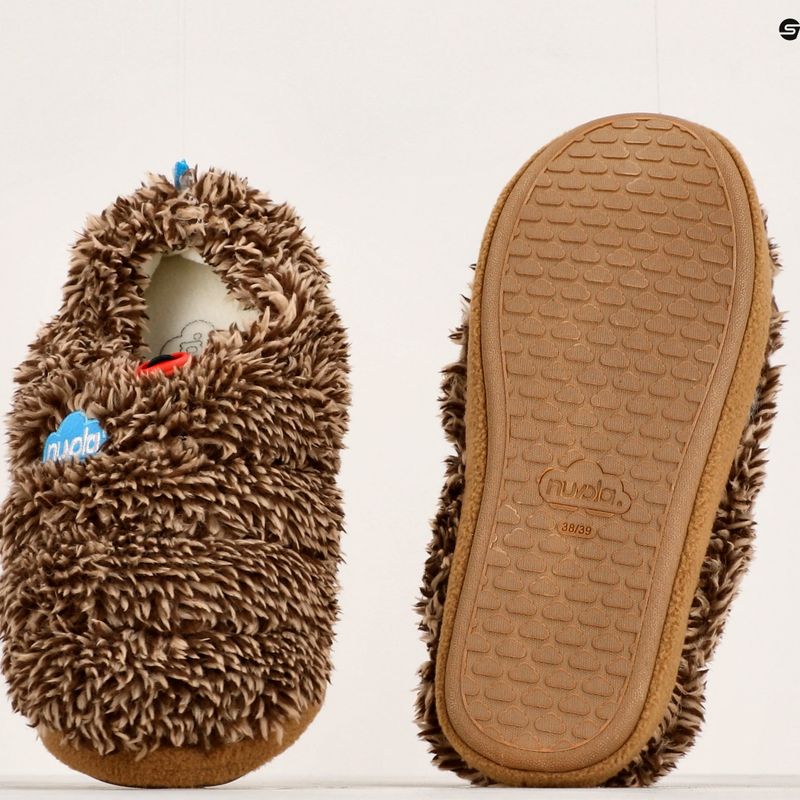 Nuvola Classic Cloud fleece brown winter slippers 14
