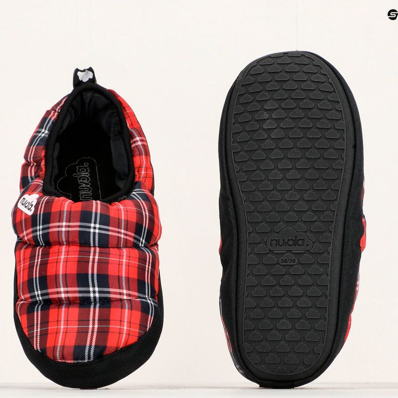 Nuvola Classic Scot red winter slippers 16