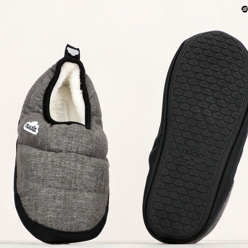 Nuvola Classic Marbled Chill grey winter slippers 14