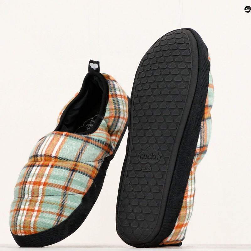 Nuvola Classic Scotland green/orange winter slippers 15