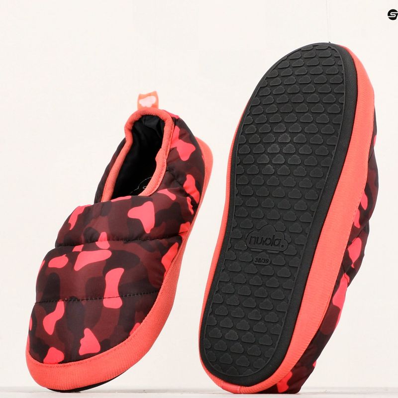 Nuvola Classic Printed camouflage red winter slippers 15