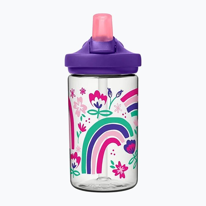 CamelBak Eddy+ 400 ml rainbow floral children's travel bottle 2