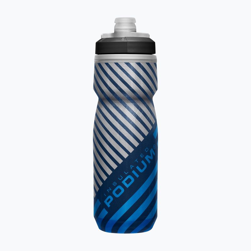 CamelBak Podium Chill 620 ml navy/ blue stripe bicycle bottle 3