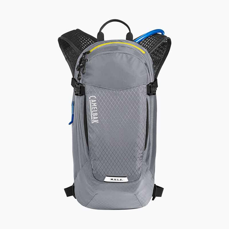 CamelBak M.U.L.E. 12 l bicycle backpack with 3 l gunmetal/lime reservoir