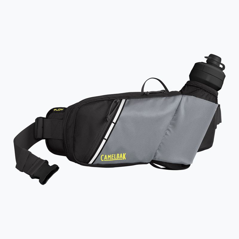 CamelBak Podium Flow bicycle bag with 620 ml bottle silver/lime