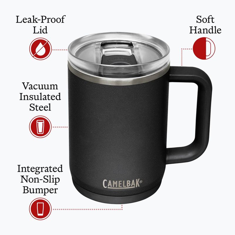 Thermal mug CamelBak Thrive Mug Insulated SST 470 ml black 6