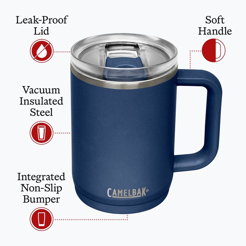 Thermal mug CamelBak Thrive Mug Insulated SST 470 ml navy 5