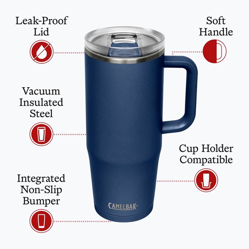 Thermal mug CamelBak Thrive Mug Insulated SST 950 ml navy 5