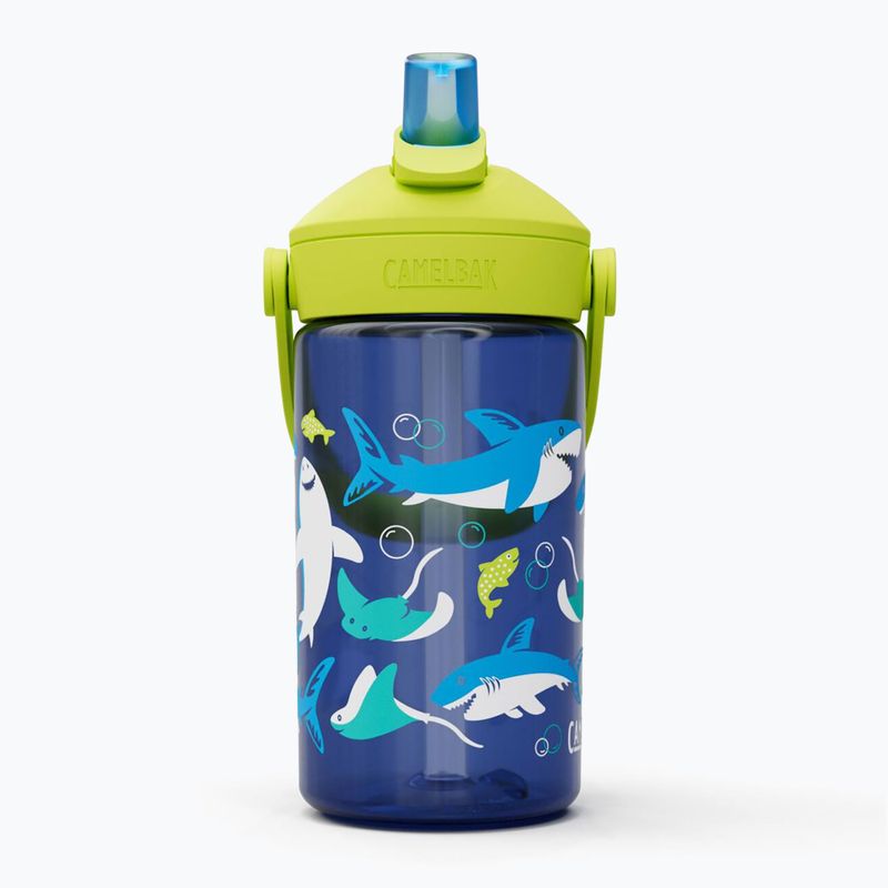Travel bottle CamelBak Thrive Flip Straw Kids 400 ml sharks and rays 2