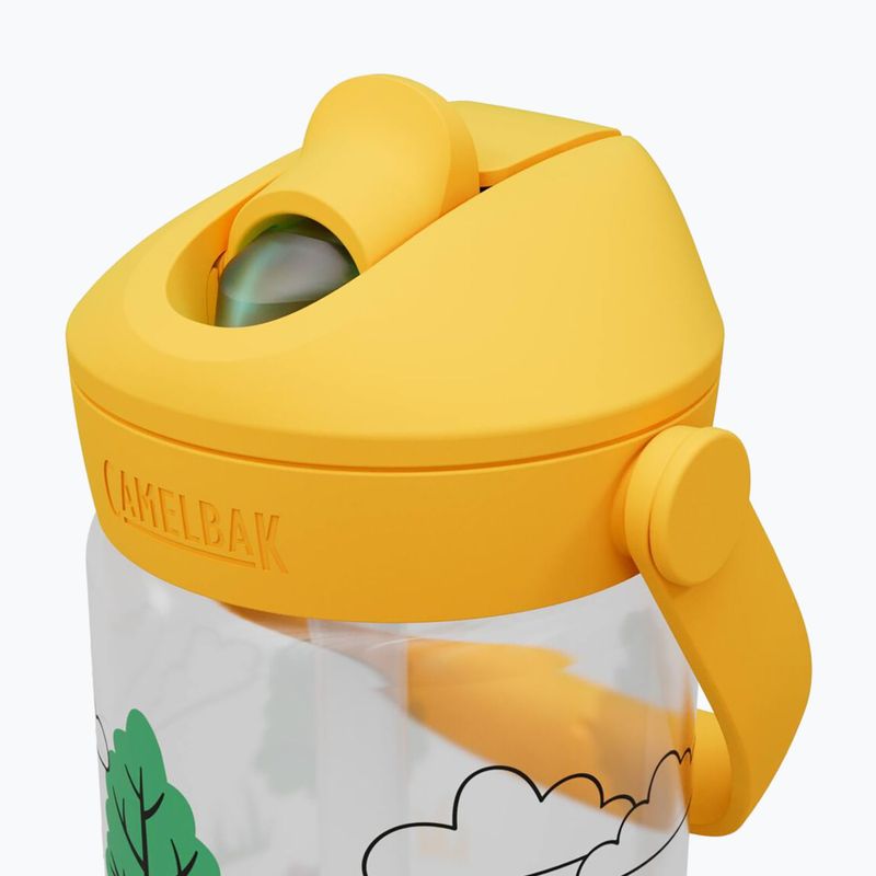 Travel bottle CamelBak Thrive Flip Straw Kids 400 ml tractors and trees 5
