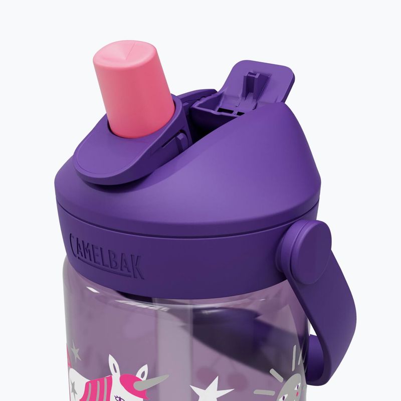 Travel bottle CamelBak Thrive Flip Straw Kids 400 ml unicorn party 3