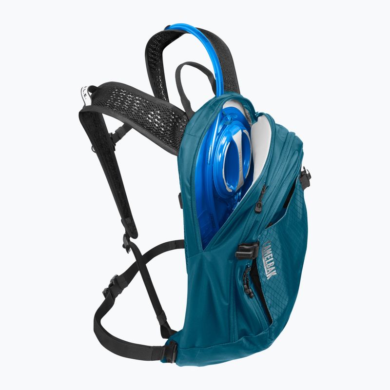 Bicycle backpack with 3 l reservoir Waistbag CamelBak M.U.L.E. 12 l S25 moroccan blue/ black 5