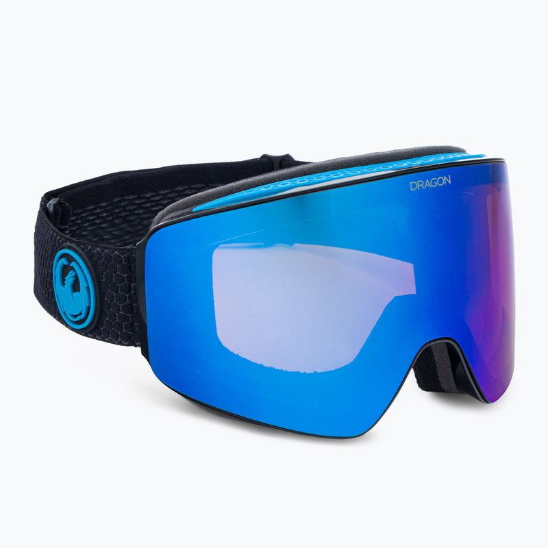 DRAGON PXV split/lumalens blue ion/lumalens amber ski goggles 38280/6534003 2