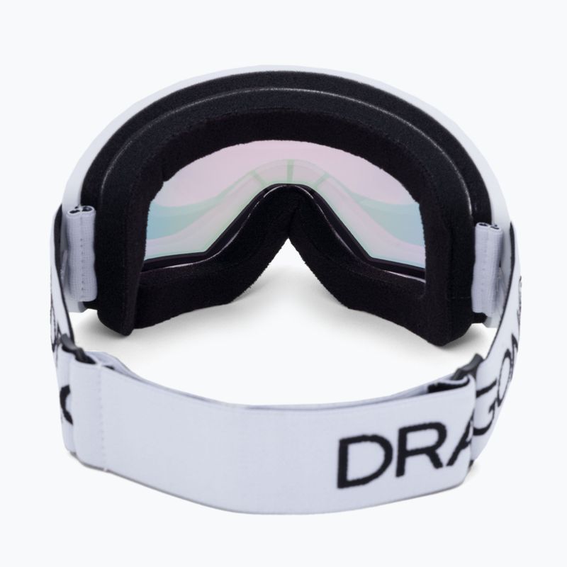 Ski goggles Dragon DX3 OTG white/lumalens pink ion 6