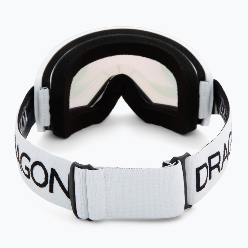Ski goggles Dragon DX3 OTG white/lumalens pink ion 3